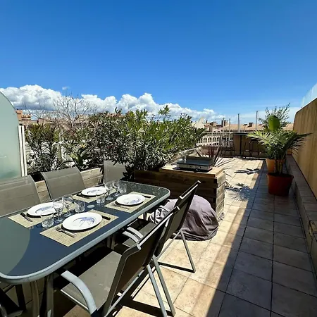 Le Rooftop Azur 6 Pers Triplex Vue Apartment